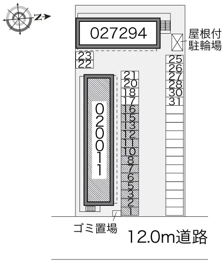 高松市新北町 月極駐車場